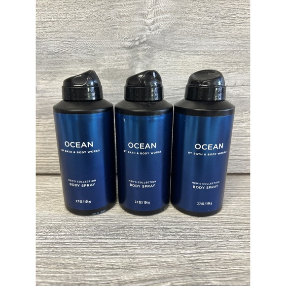 3 Bath & Body Works OCEAN Mens  Collection Body Spray ‎ 3.7 oz B4 - Picture 1 of 2